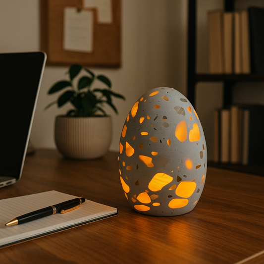 Liora Marble Egg Lamp
