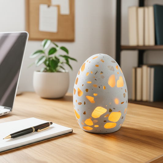 Liora Marble Egg Lamp