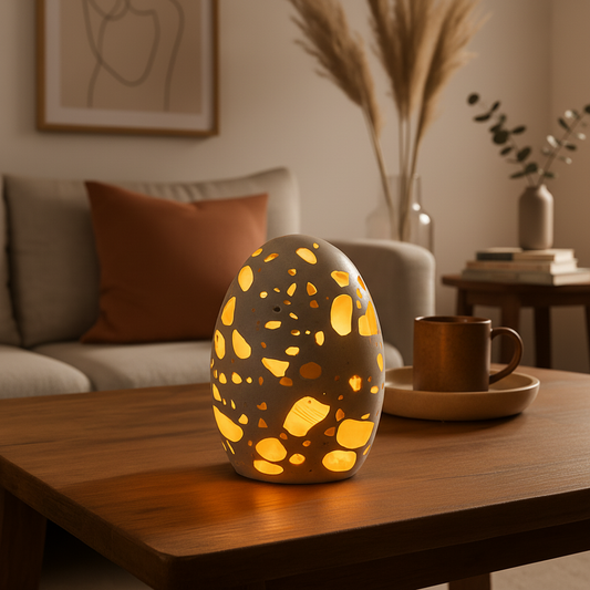 Liora Marble Egg Lamp